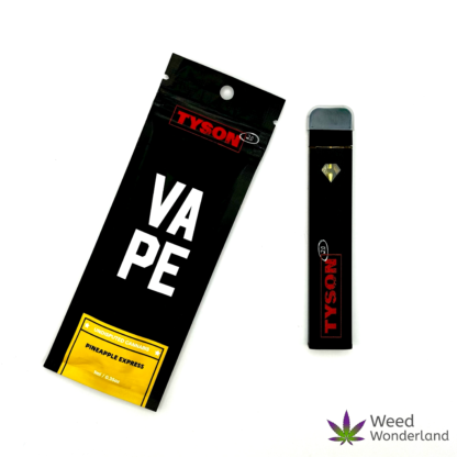 Buy THC vape E-Liquid Tyson 2.0 Undisbuted Cannabis Vape "Pineapple Express"