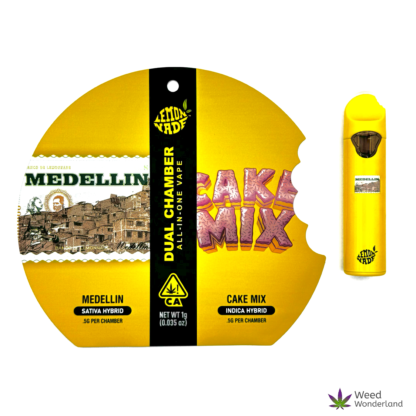 Buy THC vape E-Liquid Cookies Dual Chambers Medellin x Cake Mix