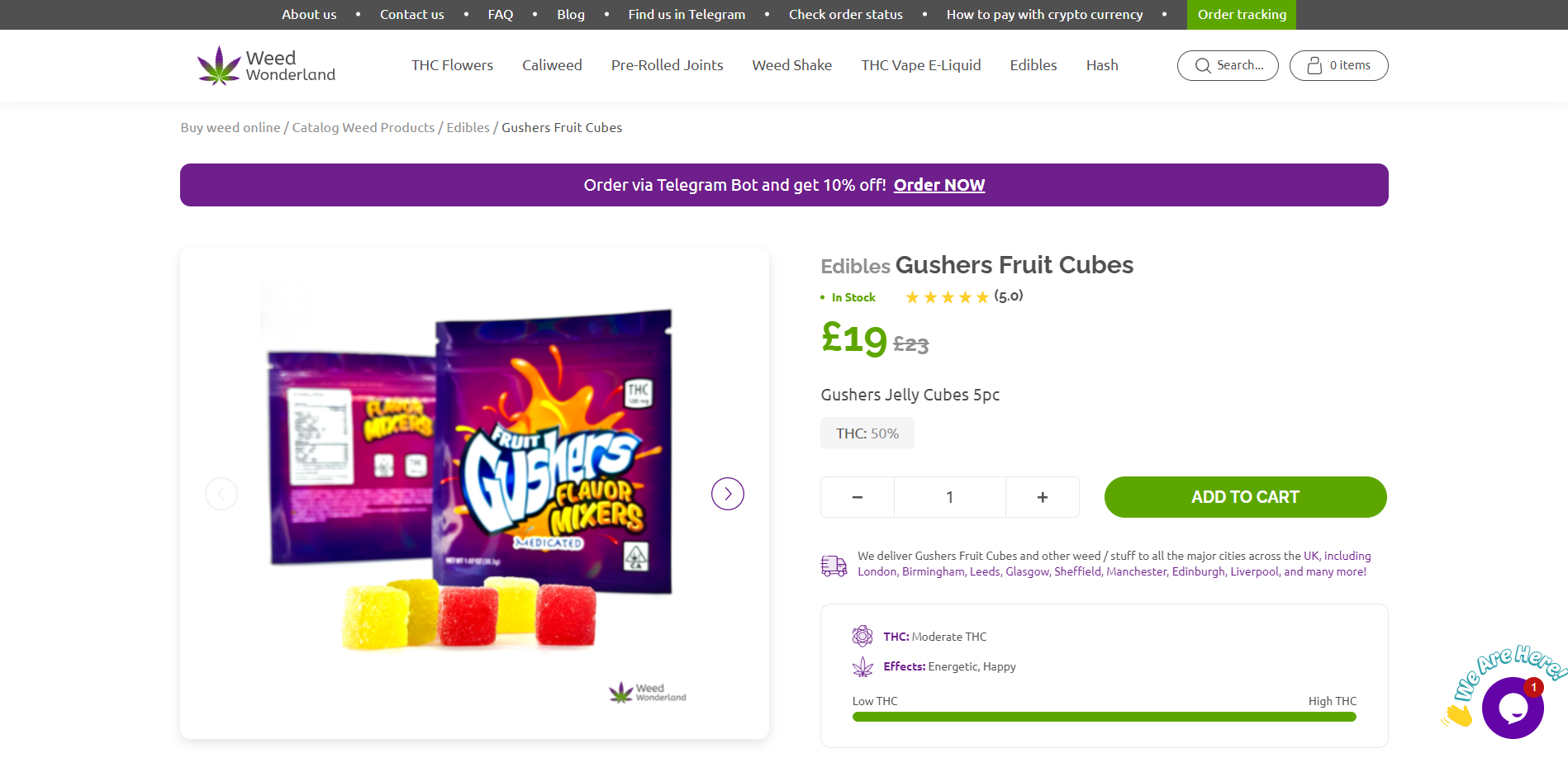 Gushers Fruit Cubes