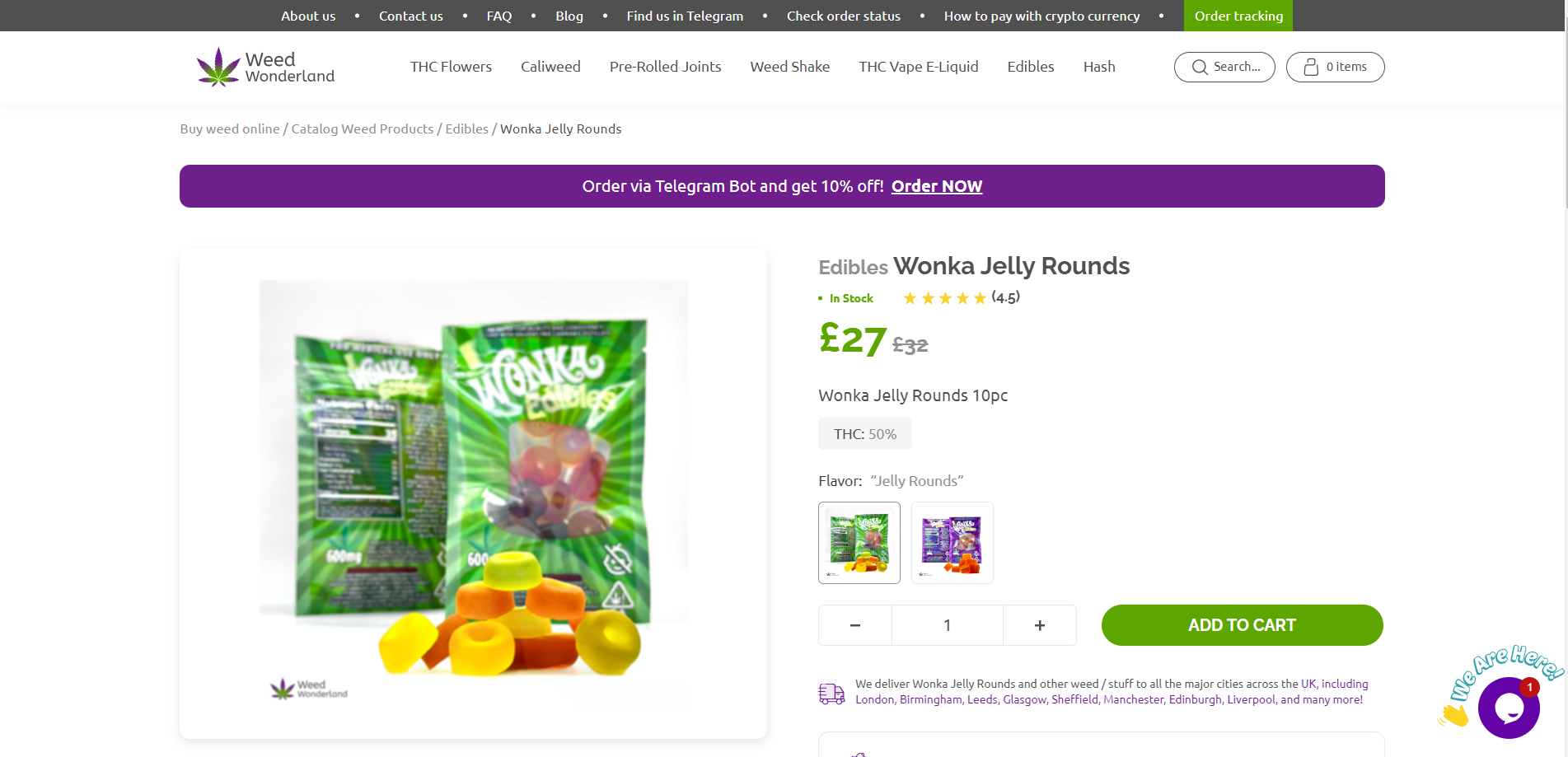 Edibles Wonka Jelly Rounds: A Sweet Experience